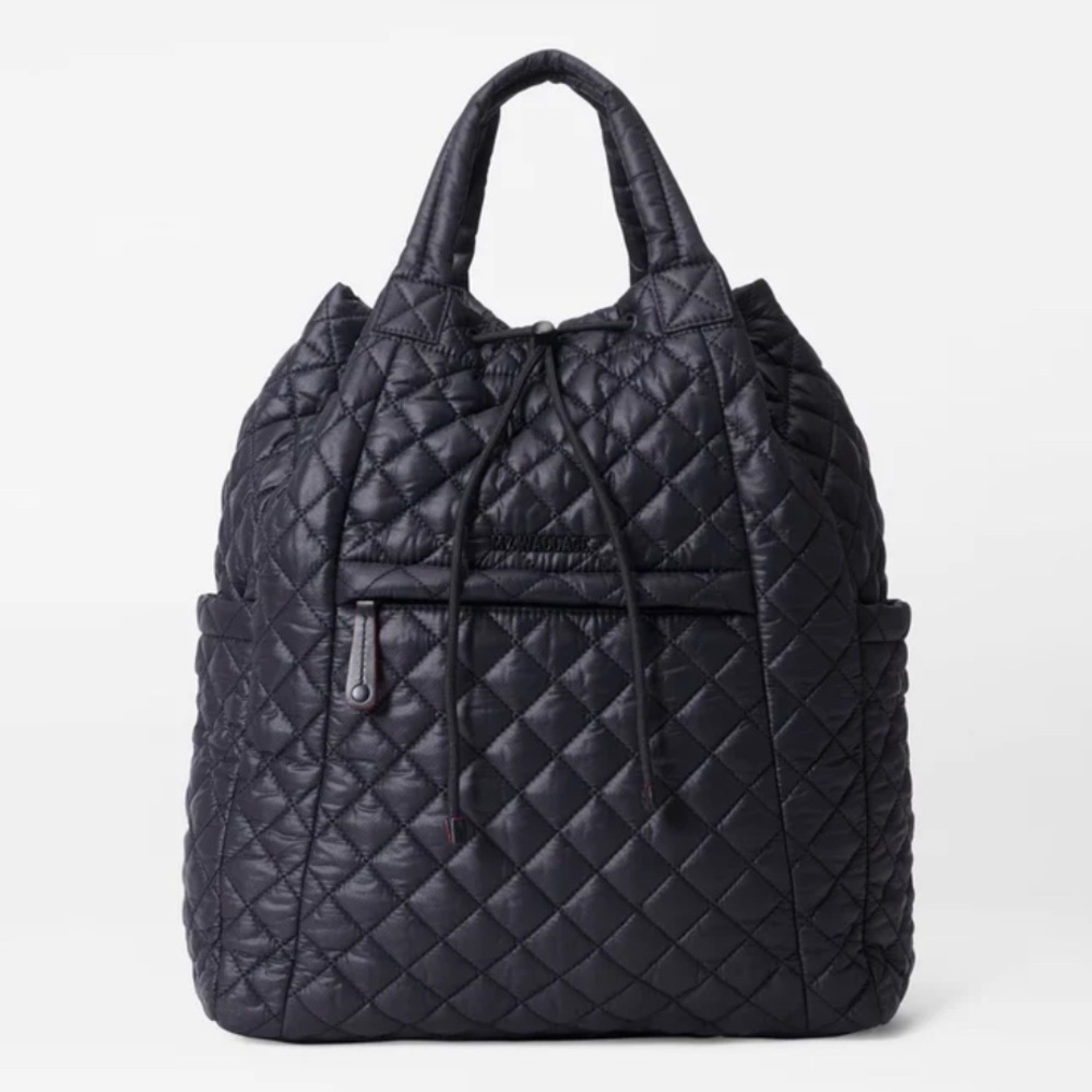 MZ Wallace Black Metro Convertible Backpack